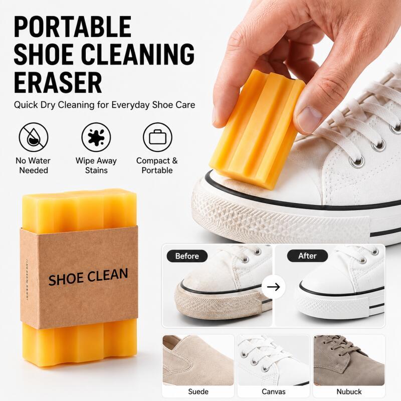 Sneaker Care Cleaner - 1/2/3個入り-スエード靴用消しゴムクリーナー、携帯用スニーカー傷汚れ除去ブロック、ヌバックキャンバスシューズ用、旅行用靴ケア