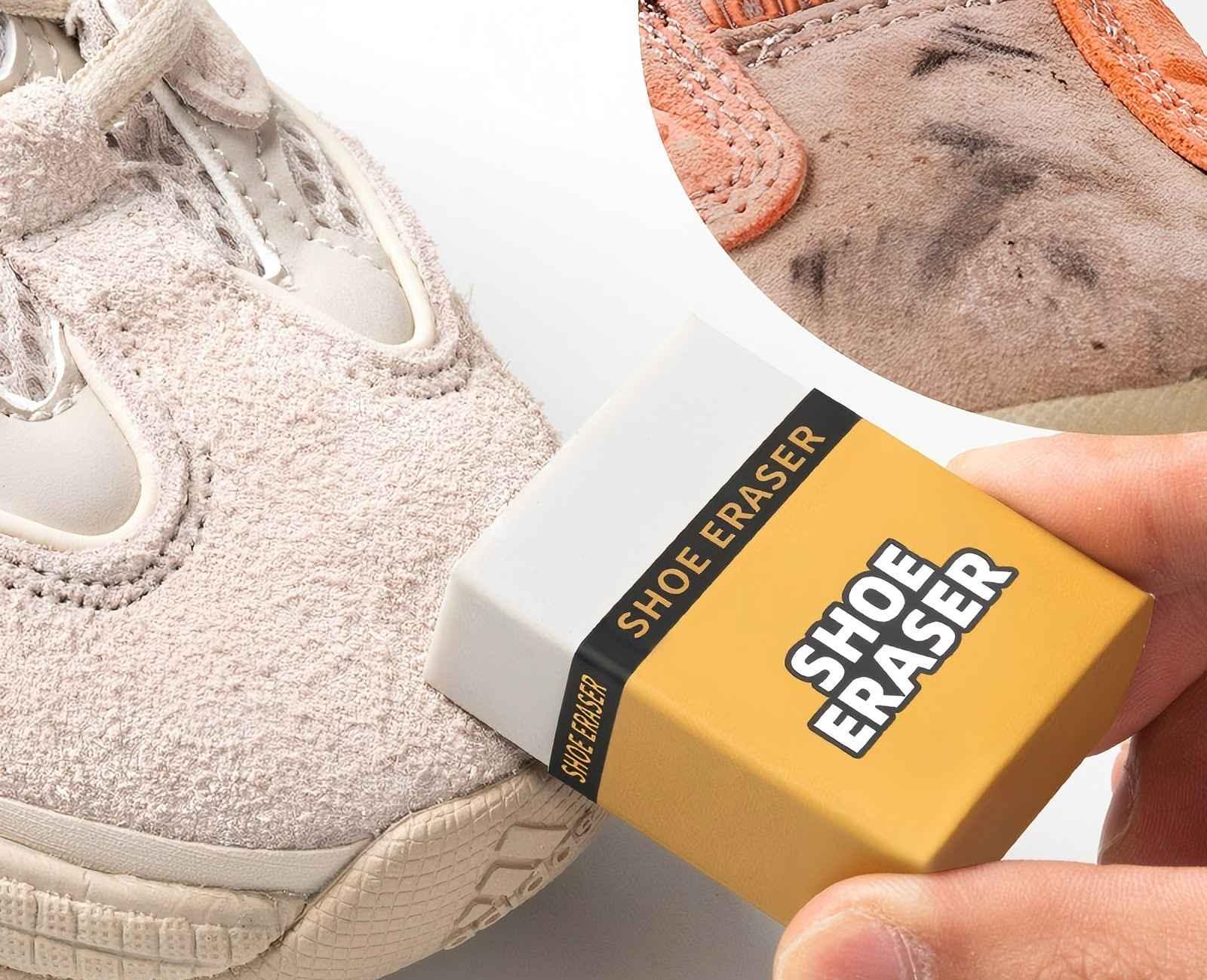 Sneaker Care Cleaner - 靴のお手入れクリーニング消しゴム、携帯用スニーカー消しゴム洗い不要靴の汚れクリーナー、ゴムブロック靴ブラシ汚れ除去消しゴム