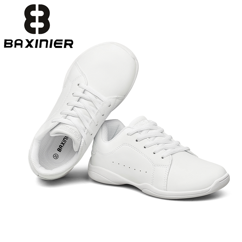 Sneaker Case - BAXINIER ホワイト チアリーディングシューズ ガールズ ボーイズ ユース