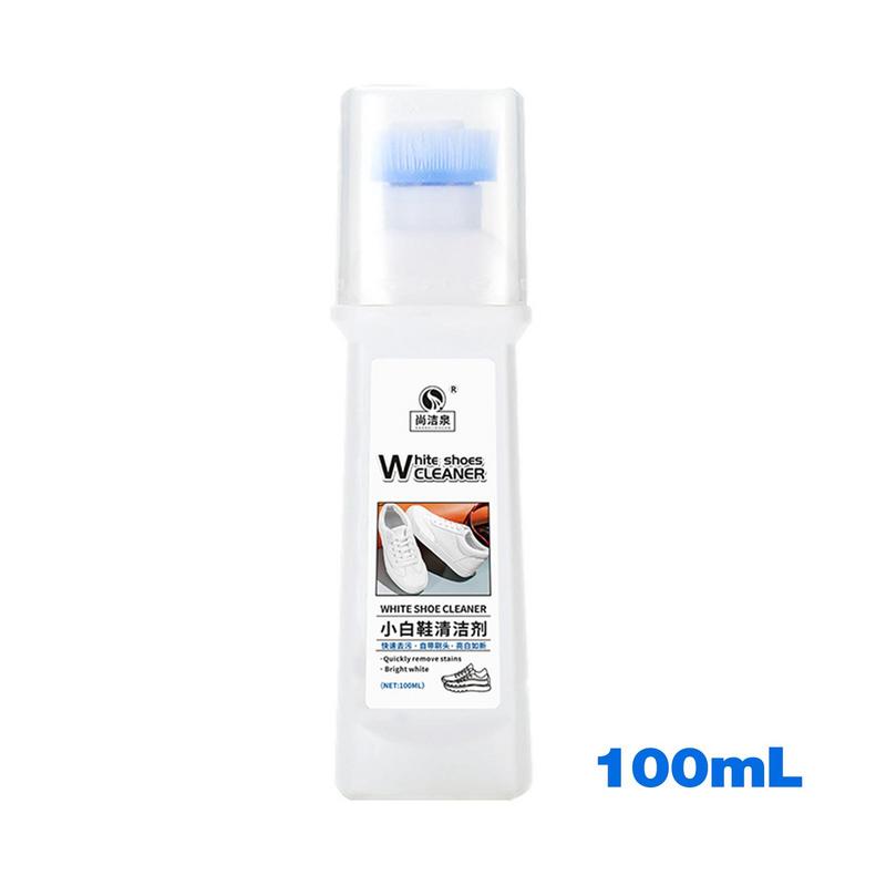 Sneaker Cleaning Kit - ポータブルで白い靴クリーナー,家庭用掃除キット,100ml,靴の変色,スポーツシューズ,カジュアル