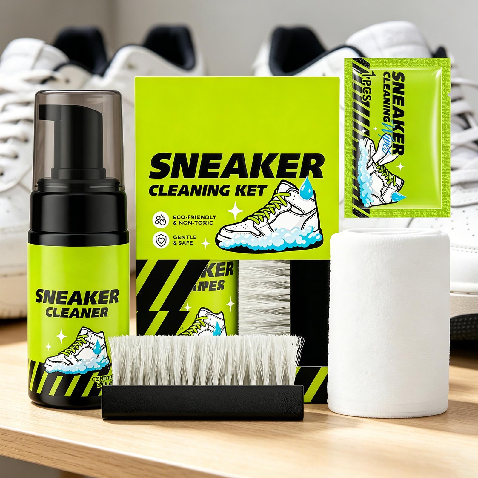スニーカークリーナー 4個 100ml フォーム ノーウォッ - Sneaker Care Cleaner のレビューと価格