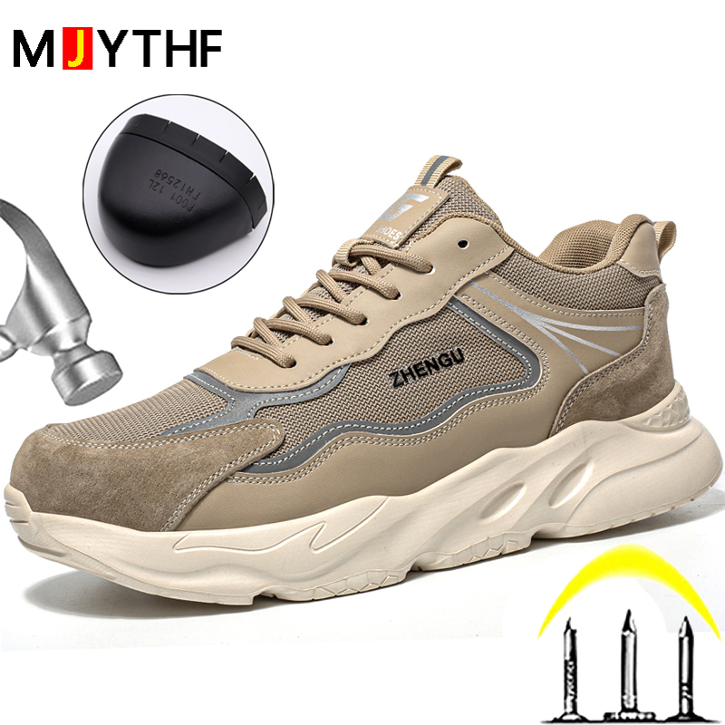作業スニーカー男性用安全靴アンチスマッシュアンチパンクチャー - Sneakers Care のレビューと価格