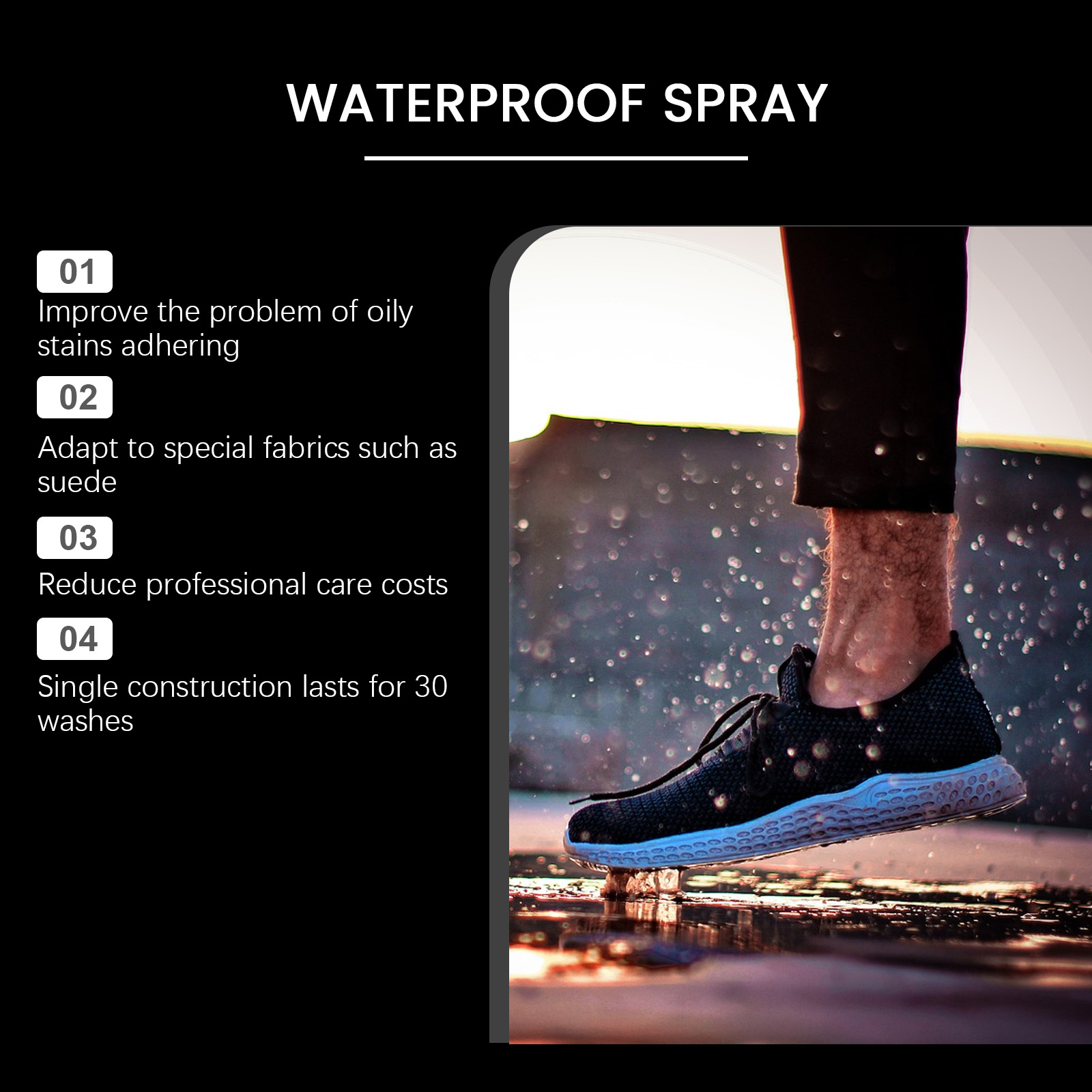 ベストセラー ナノ防水防汚スプレー 非透明プロテクター 靴や - Waterproof Spray Shoe のレビューと価格