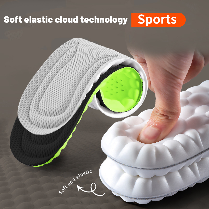 1 ペアのメモリーフォームインソール靴用男性女性ナノ抗菌マッ - Sneakers Care のレビューと価格