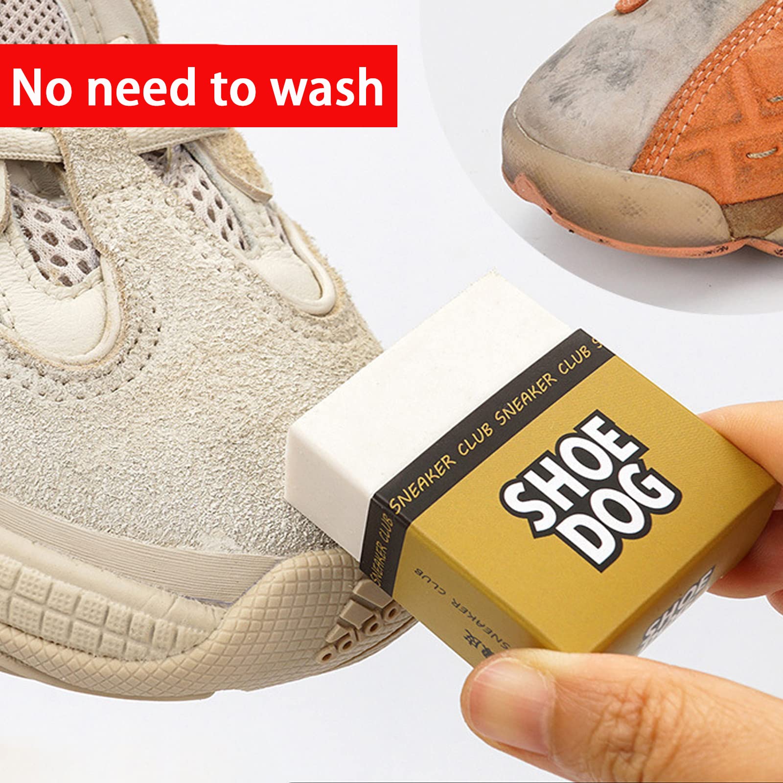 靴のお手入れクリーニング消しゴム、携帯用スニーカー消しゴム洗 - Sneaker Care Cleaner のレビューと価格