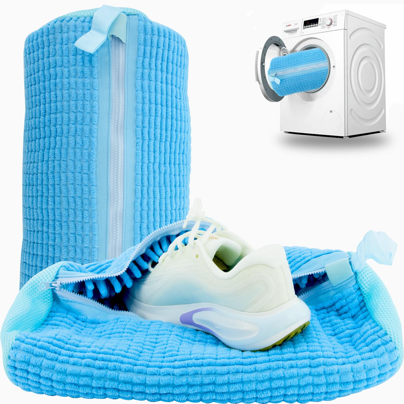 1/2/3 個再利用可能な靴洗浄ランドリーバッグ 360 ° - Sneakers Care のレビューと価格