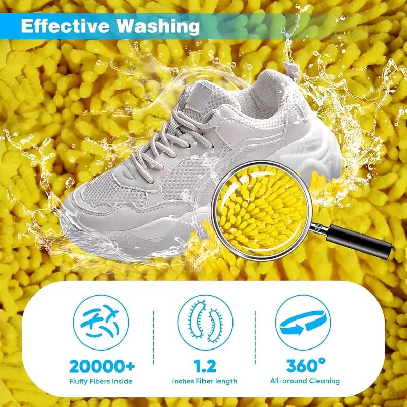 1PC 再利用可能なポリエステル製ランドリーシューズバッグ  - Sneaker Cleaning Kit のレビューと価格